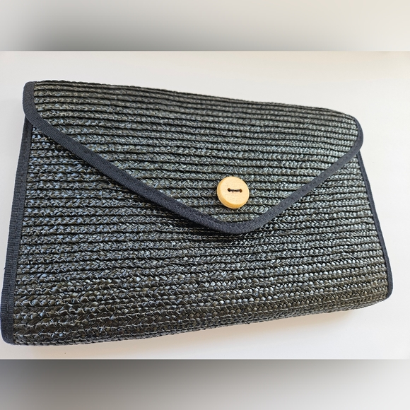 Almondo Originals Black Woven Clutch - Picture 8 of 8